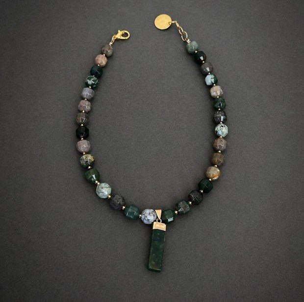 Halsband med Agater Ellendellen Smyckekollektion