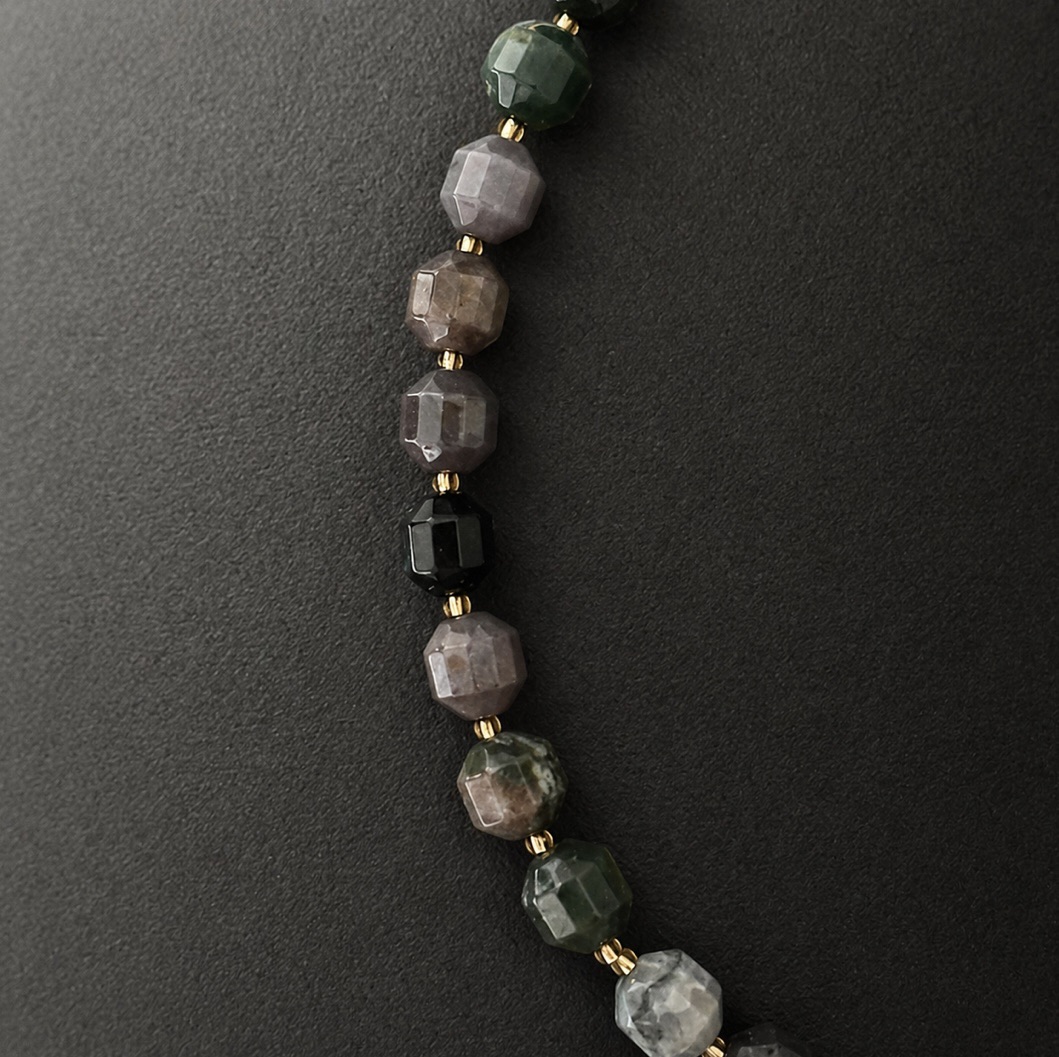 Halsband med Agater Ellendellen Smyckekollektion